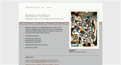 Desktop Screenshot of barbarahollister.com